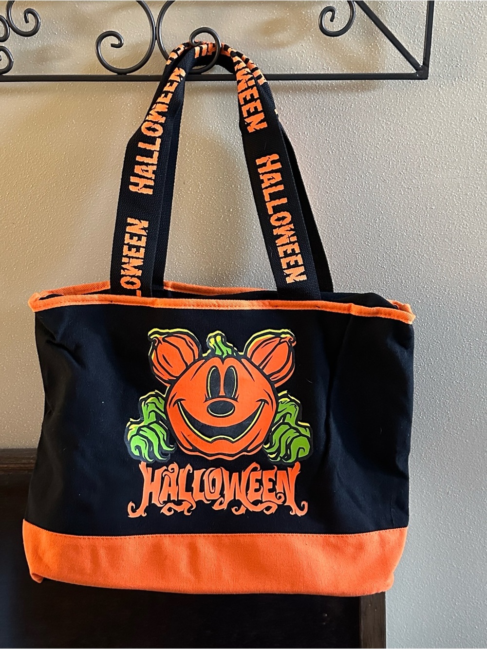 Disney Parks Halloween 2024 canvas tote bag